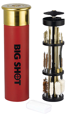 [797053100572] PSP BSGCK89 Big Shot Cleaning Kit Multi-Caliber Multi-Gauge/89 Pieces/Red Polypropylene Case