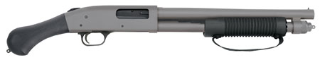 [015813506564] Mossberg 50656 590 Shockwave JIC 12 Gauge 3" 14.38" 5+1 Stainless Steel Cerakote Black Fixed Raptor Birdshead Grip