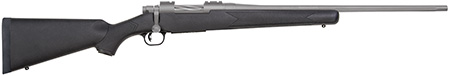 [015813280068] Mossberg 28006 Patriot  7mm-08 Rem 5+1 22" Stainless Cerakote Fluted Barrel, Stainless Cerakote Receiver Drilled  &  Tapped, Black Fixed Synthetic Stock, Right Hand