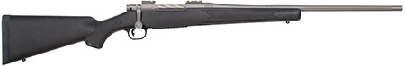 [015813280105] Mossberg 28010 Patriot Synthetic Full Size 30-06 Springfield 5+1 22" Stainless Cerakote Fluted Barrel, Stainless Cerakote Receiver Drilled  &  Tapped, Black Fixed Synthetic Stock, Right Hand