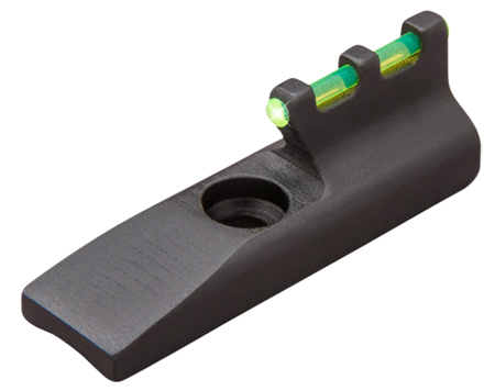 [788130018613] TruGlo TG965G Front Sight  Green Fiber Optic Front/Black Frame Fits Browning Buck Mark Fits Ruger MK II/MK III/MK IV, 22/45, Front Post Screw Mount