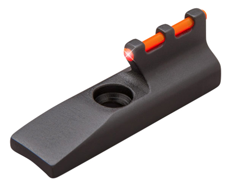 [788130018606] TruGlo TG965R Front Sight  Red Fiber Optic Front/Black Frame Fits Browning Buck Mark Fits Ruger MK II/MK III/MK IV, 22/45, Front Post Screw Mount