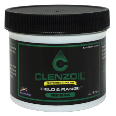 [893791002014] Clenzoil 2014 Field  &  Range Patch Kit .50 Cal/12 Gauge Cotton Wipes 75 Per Pkg