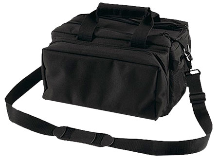[672352249101] Bulldog BD910 Deluxe Range Bag Black Nylon Water-Resistant Outer Shell, Adjustable Strap, Removeable Divider, Storage Pockets, Deluxe Padding