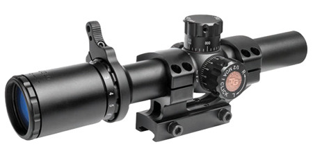 [788130023037] Truglo TG8516TL Tru-Brite 30 1-6x 24mm Objective Wide FOV 30mm Tube Black Matte Finish Illuminated Duplex Mil-Dot