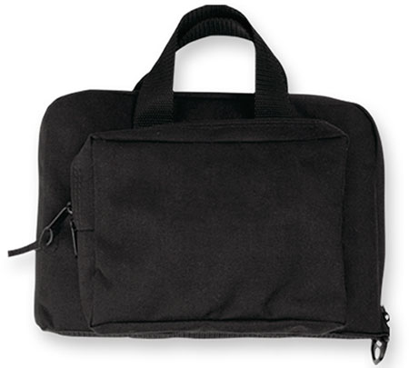 [672352249156] Bulldog BD915 Deluxe Mini Range Bag Black Water-Resistant Outer Shell, Inside Ammo  &  Magazine Pockets, Outer Storage Pockets