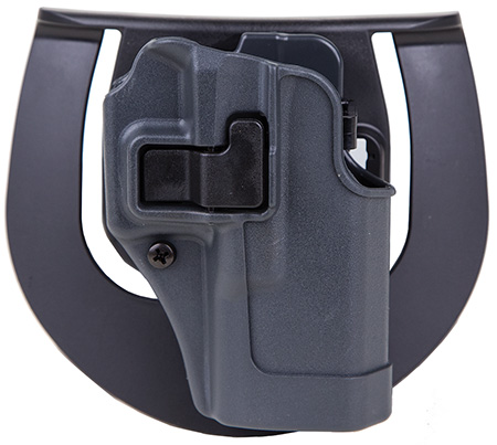 [648018090073] Blackhawk 413502BKR Serpa CQC Sportster OWB Gun Metal Gray Polymer Paddle Compatible w/Glock 19/23/32/36/45  Right Hand