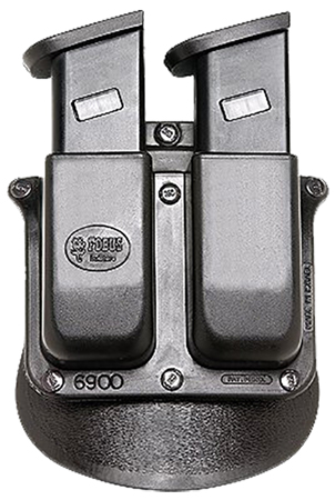 [676315001645] Fobus 6945HP Double Mag Pouch  Black Polymer Paddle Compatible w/ .45(Except Glock)