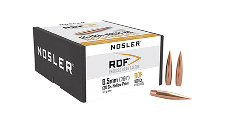 [054041535052] Nosler 53505 RDF Match 6.5Creedmoor 130gr Hollow Point Boat Tail 100/Box