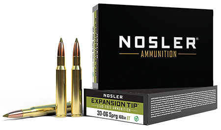 [054041400367] Nosler 40036 E-Tip  30-06Springfield 168gr E Tip Lead Free 20 Per Box/10 Case