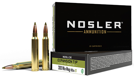 [054041400381] Nosler 40038 E-Tip  300WinMag 180gr E Tip Lead Free 20 Per Box/10 Case