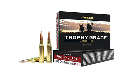 [054041600910] Nosler 60091 Trophy Grade Long-Range 6.5Creedmoor 129gr Nosler Spitzer AccuBond Long Range 20 Per Box/10 Case