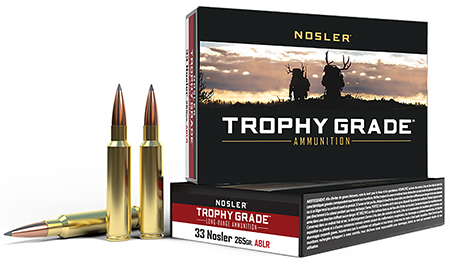 [054041600996] Nosler 60099 Trophy Grade Long-Range 33Nosler 265gr Nosler Spitzer AccuBond Long Range 20 Per Box/10 Case