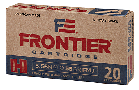 [090255711516] Frontier Cartridge FR260 Military Grade Centerfire Rifle 5.56x45mmNATO 62gr Full Metal Jacket 20 Per Box/25 Case
