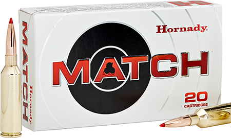 [090255816204] Hornady 81620 Match  6.5PRC 147gr Extremely Low Drag Match 20 Per Box/10 Case