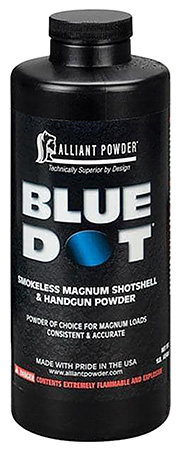 [008307150015] Alliant Powder BLUEDOT Shotshell Powder Blue Dot Pistol/Shotgun Multi-Gauge  Multi-Caliber Magnum 1 lb