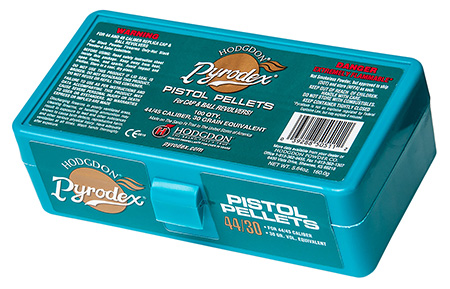 [039288505112] Hodgdon RP4430 Pyrodex Pellets 44/30 Pistol 100 Per Box