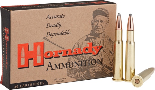 [090255812022] Hornady 81202 Custom  30-40Krag 180gr Spire Point 20 Per Box/10 Case