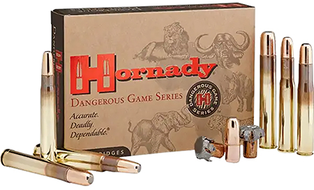[090255826616] Hornady 82661 Dangerous Game  416Rigby 400gr DGX Bonded 20 Per Box/6 Case