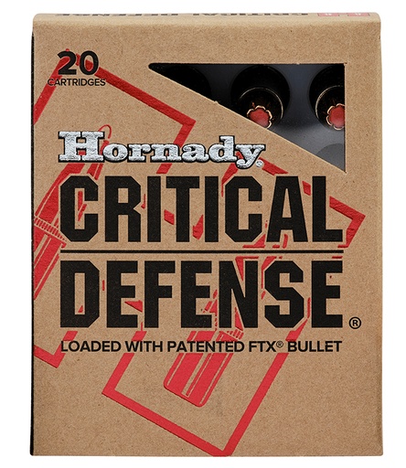[090255809206] Hornady 80920 Critical Defense  308Win 155gr Flex Tip eXpanding 20 Per Box/10 Case