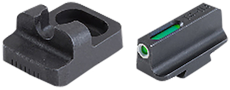 [788130023143] TruGlo TG13RM1PB TFX Pro Sights For Remington Shotguns  Black |  Green Tritium Fiber Optic  White Outline Front Sight Black Rear Sight