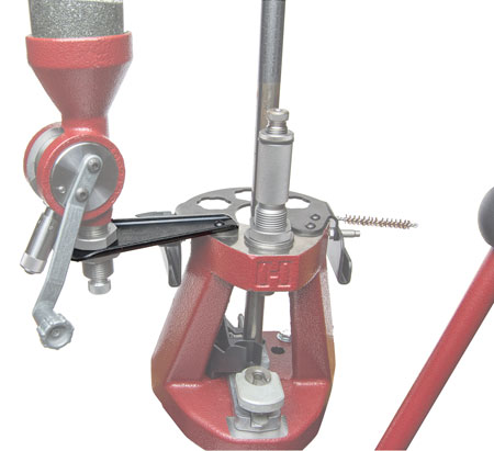 [090255996944] Hornady 399694 Iron Press Powder Measure Bracket Silver Metal Works With Hornady Iron Press