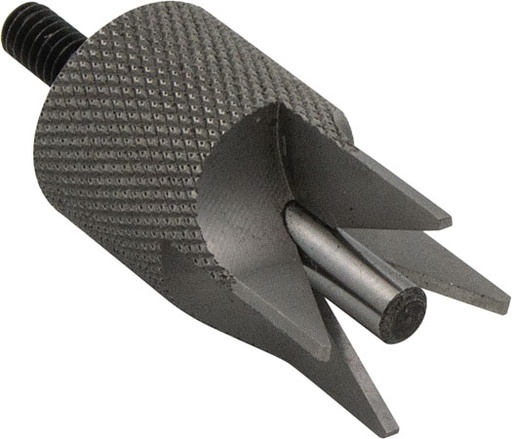 [090255501735] Hornady 050173 Lock-N-Load 4-Blade Outside Diameter Deburring Tool Silver Steel