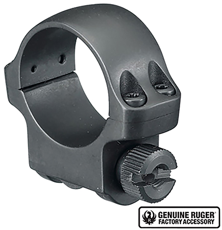 [736676902774] Ruger 90277 3BHM Scope Ring  Matte Black 1" Low