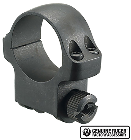[736676902781] Ruger 90278 4BHM Scope Ring  Matte Black 1" Medium