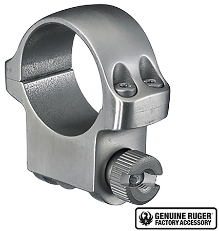 [736676902828] Ruger 90282 4K Scope Ring  Silver 1" Medium