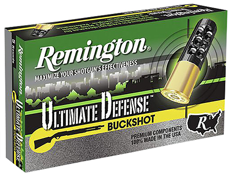 [047700527406] Remington Ammunition 20633 Ultimate Defense Buckshot 12Gauge 3" 00Buck Shot 5 Per Box/20 Case