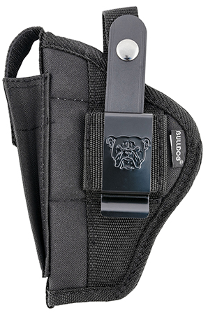 [672352619072] Bulldog FSN7 Extreme  OWB Black Nylon Belt Loop/Clip Fits S&W M & P/2-4"  Standard Auto/Glock 19 Ambidextrous