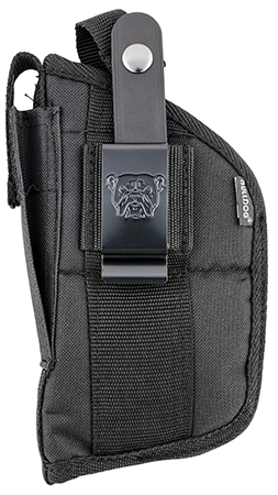 [672352619195] Bulldog FSN19 Extreme  OWB Black Nylon Belt Loop/Clip Fits Auto w/Laser or Light Fits 2-5" Barrel Ambidextrous