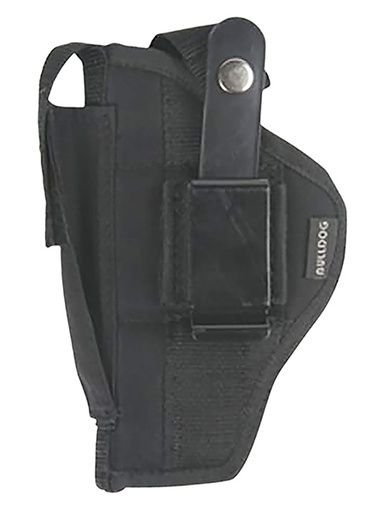 [672352619300] Bulldog FSN30 Extreme  OWB Black Nylon Belt Loop/Clip Fits Compact  3-3.5" Fits 3-4" Barrel Ambidextrous