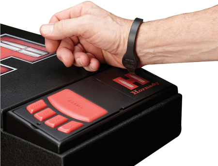 [090255981667] Hornady 98166 Rapid Safe RFID Wrist Band Black Rubber