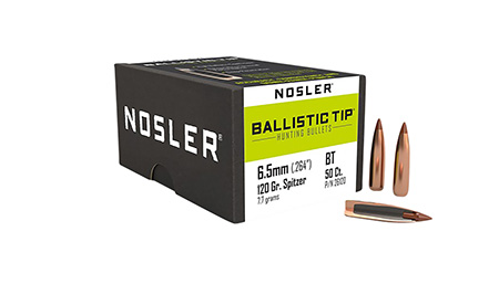 [054041261203] Nosler 26120 Ballistic Tip  6.5mm 120gr Spitzer 50/Box