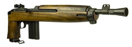 [602686313179] Inland MFG ILM200 Advisor M1 30 Carbine 15+1 12" Threaded Barrel w/Conical Flash Hider,  Black Parkerized Metal Finish, Type 2 Barrel Band, Round Bolt, Low Wood Walnut Stock