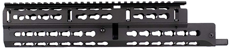 [815879017840] Aim Sports MKAK04 Russian Handguard  13.40" Keymod Long Size Style Made of 6061-T6 Aluminum with Black Anodized Finish for AK-47