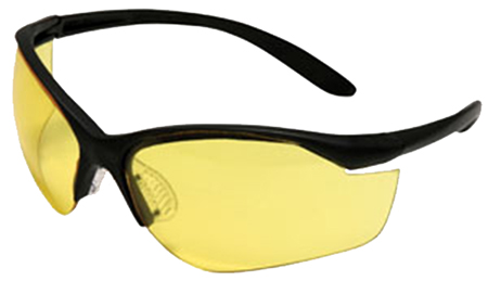 [033552015369] Howard Leight R01536 Uvex Vapor II Shooting Glasses Adult Amber Lens Anti-Fog Polycarbonate Black Frame