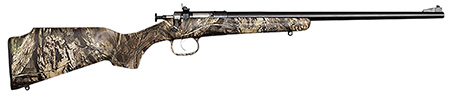 [611613022848] Crickett KSA2284 Youth  22 WMR 1rd 16.12" Blued Barrel/Receiver, Fixed Front/Adjustable Rear Peep Sights, Mossy Oak Break-Up Synthetic Stock w/11.5" LOP, Rebounding Firing Pin Safety