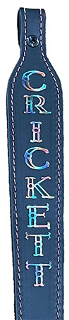[611613100423] Crickett KSA802 Rifle Sling  Black w/ Pink Stitching Leather 23" OAL Rifle