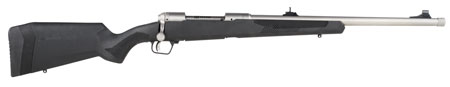 [011356570444] Savage Arms 57044 110 Brush Hunter Full Size 375 Ruger 3+1 20" Matte Threaded Barrel, Matte Drilled  &  Tapped Stainless Steel Receiver, Fixed Matte Black Synthetic Stock, Right Hand