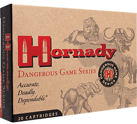 [090255382396] Hornady 8239 Dangerous Game  404Jeffery 400gr Dangerous Game Solid 20 Per Box/6 Case