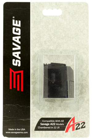 [062654900235] Savage Arms 90023 A22/B22  10rd Rotary 22 LR Fits Black Metal