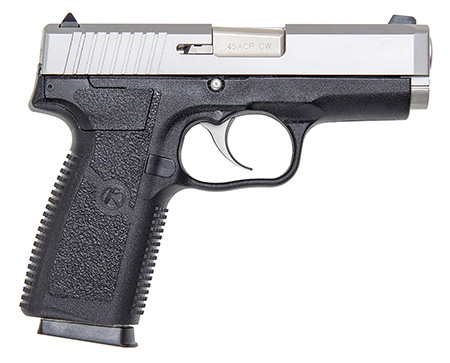 [602686107310] Kahr Arms CW4543 CW  45 ACP Caliber with 3.60" Barrel, 6+1 Capacity, Black Finish Frame, Serrated Matte Stainless Steel Slide  &  Textured Polymer Grip