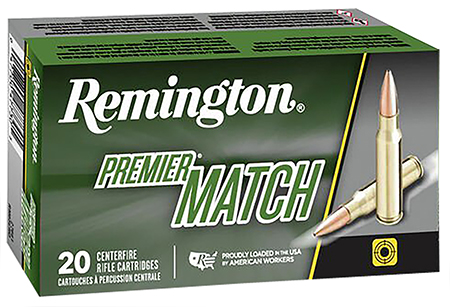 [047700391304] Remington Ammunition 27686 Premier Match 223Rem 77gr Sierra MatchKing BTHP 20 Per Box/10 Case
