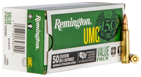 [047700398402] Remington Ammunition 23966 UMC Value Pack 223Rem 55gr Full Metal Jacket 50 Per Box/8 Case