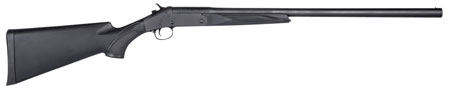 [011356192011] Stevens 19201 301  Full Size 410 Gauge Break Open 3" 1rd 26" Matte Black Single Shot Barrel, Matte Black Carbon Steel Receiver, Fixed Matte Black Synthetic Stock, Ambidextrous