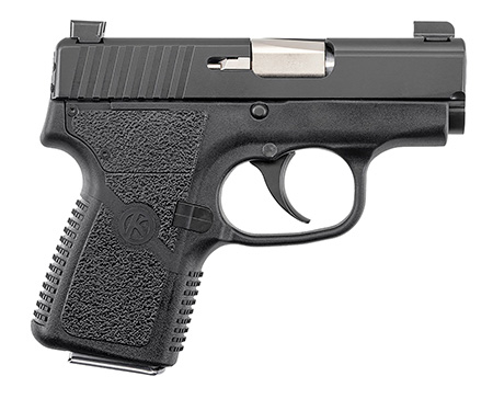[602686168298] Kahr Arms KP3834N P380  380 ACP 6+1/7+1, 2.53" Stainless Match Grade Barrel, Matte Black Serrated Stainless Steel Slide, Black Polymer Frame, Black Textured Polymer Grip, Night Sights, Right Hand