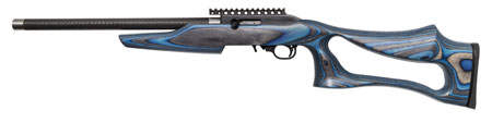 [761226089063] Magnum Research SSEB22G Magnum Lite SwitchBolt Full Size 22 LR 10+1 17" Black Anodized Carbon Steel/Threaded Barrel, Black w/Integral Scope Base Receiver/ Blue Fixed Thumbhole Stock, Right Hand